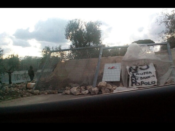 Tap: nuove barricate a Melendugno