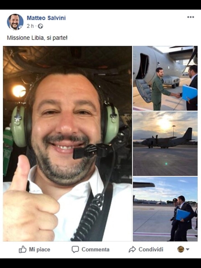 Salvini, hotspot non in Italia