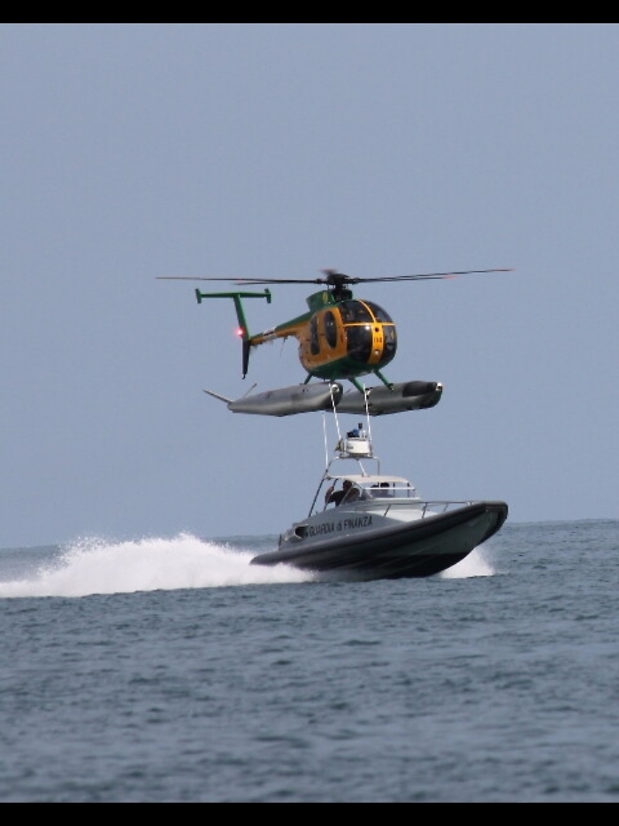 Inseguimento notturno vongolari Laguna