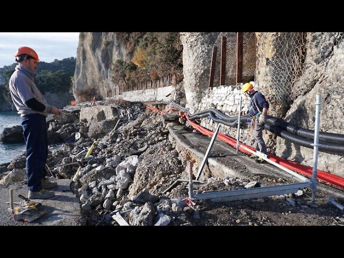 Iniziati lavori passerella Portofino