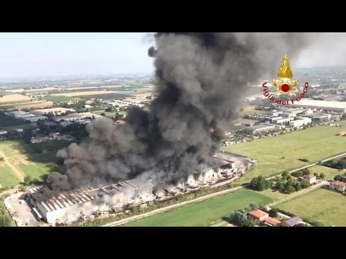 Incendio Faenza &egrave; sotto controllo