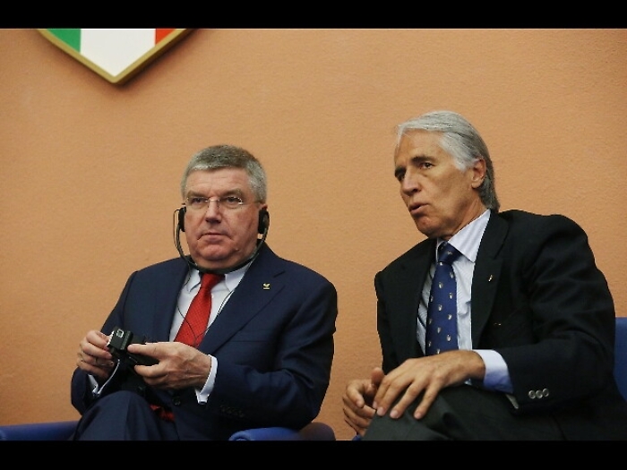 Olimpiadi: Malag&ograve; incontra Bach