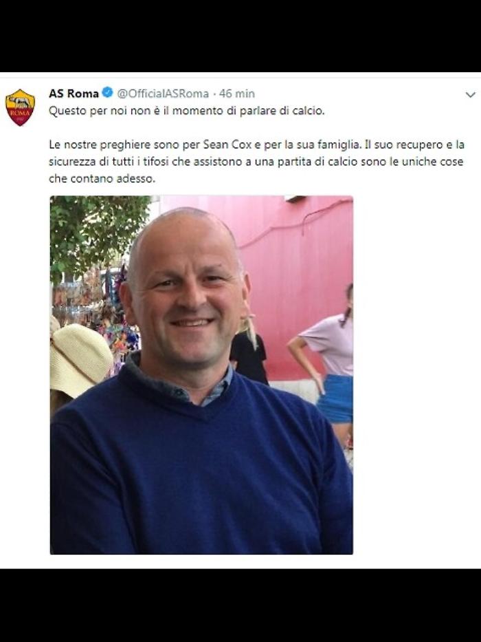 Roma-Liverpool: famiglia Cox ringrazia