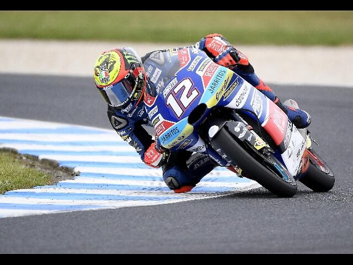 Valencia, Bezzecchi domina warm up Moto3