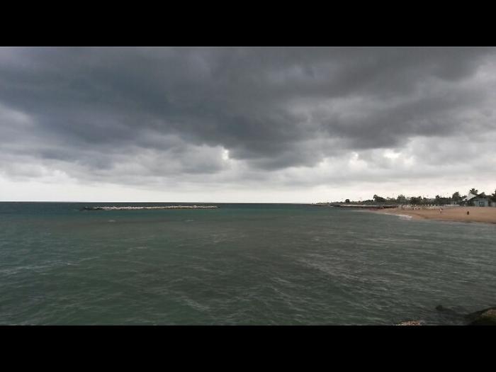 Tromba d'aria e pioggia nel Salento