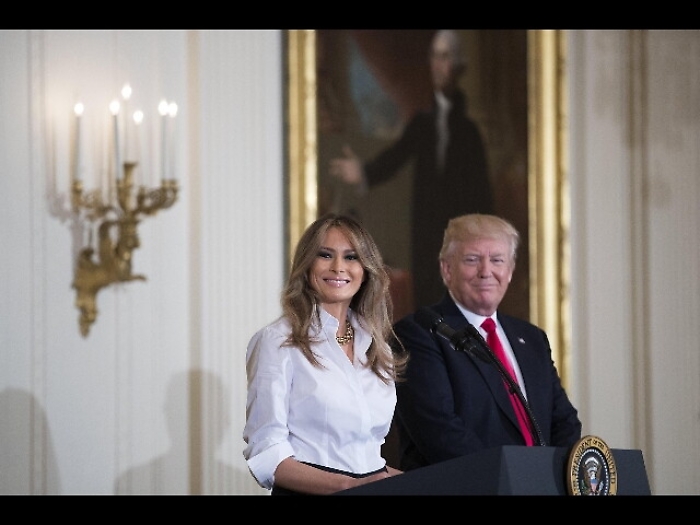 Melania e Ivanka con Trump in viaggio