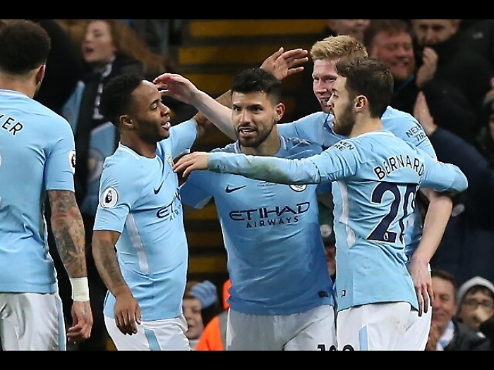 Premier:City-Leicester 5-1, poker Aguero