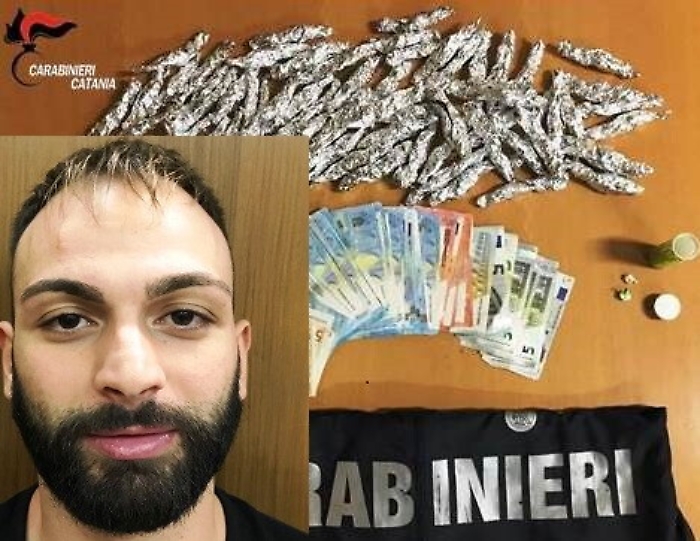 Catania, spacciava in via Della Concordia: arrestato