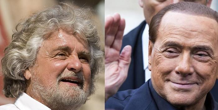Berlusconi e Grillo a Catania il 28: &egrave; corsa all'ultimo voto