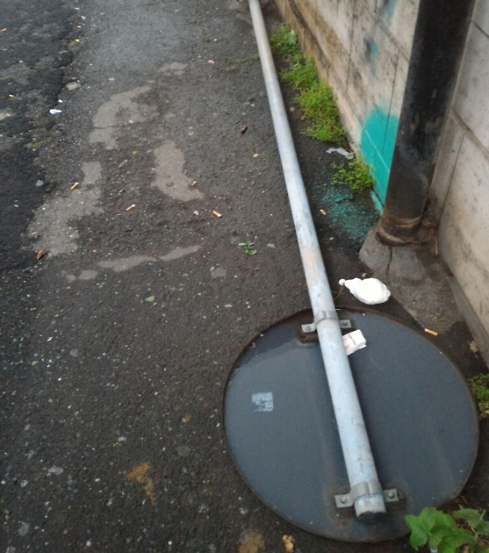 Catania, incivilt&agrave; in via Aurora: danni dei devoti di Sant'Agata?