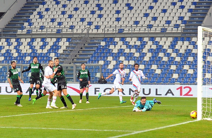 Coppa Italia, a Sassuolo il sogno del Catania s'infrange a 10 minuti dalla fine