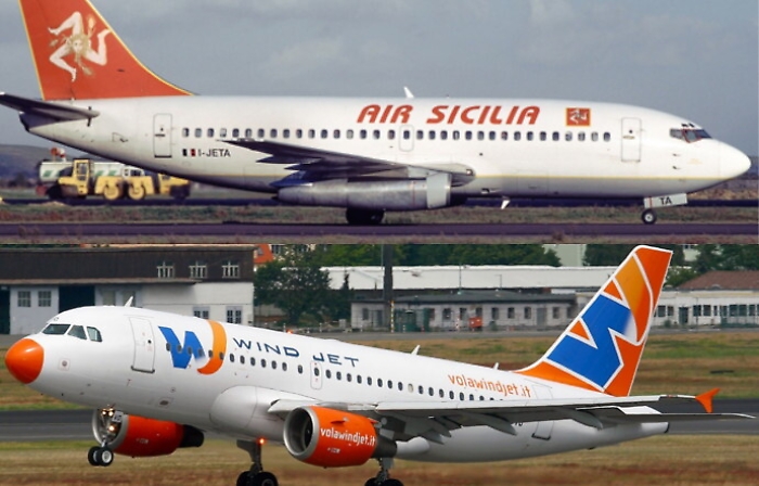 Aerei, il sogno di una compagnia siciliana e i precedenti di Air Sicilia e Wind Jet