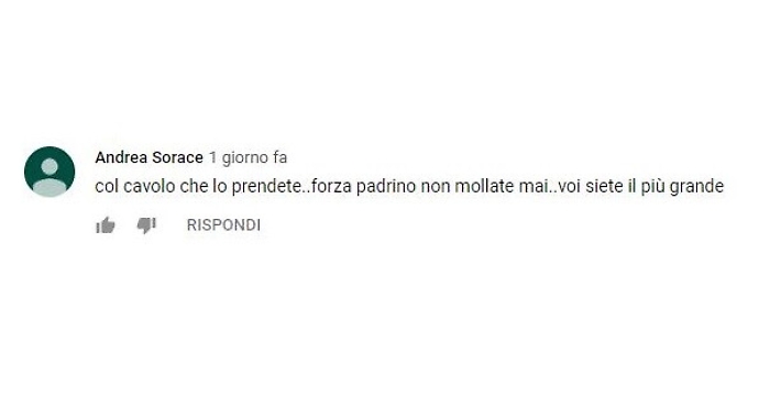 Post su Youtube inneggia a Messina Denaro&laquo;Col cavolo che lo prendete, forza padrino&raquo;