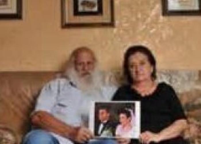 Augusta Agostino e il marito Vicenzo in una foto d'archivio