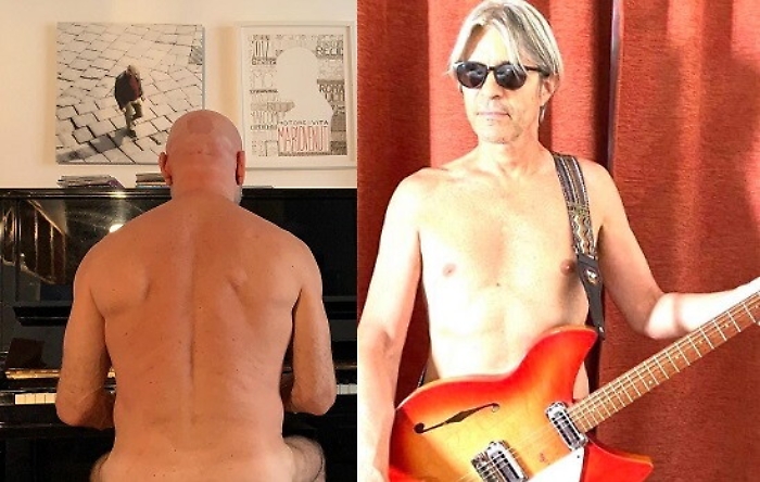 Venuti e Madonia nudi sui social: &laquo;La musica rinfresca&raquo;