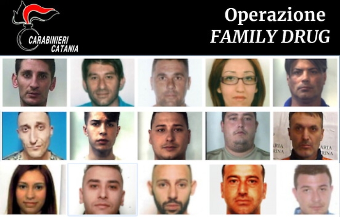 Spaccio a gestione familiare, sgominate due bande a Gravina di Catania e Mascalucia 