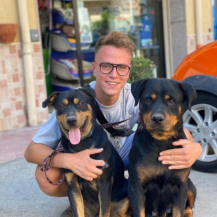 Vittorio Russo, il pi&ugrave; grande amico, anche social, dei cani