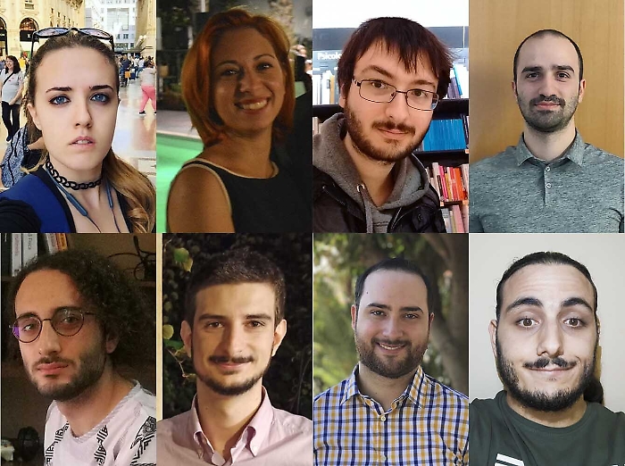 Gli studenti di &ldquo;A State of Limbo&rdquo;; sopra, un frame che d&agrave; l&rsquo;idea dell&rsquo;ambientazione