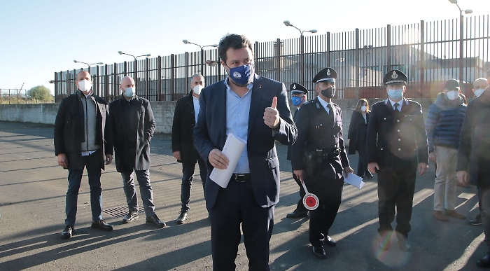 Gregoretti, Salvini a Catania: &laquo;Sono a processo per aver salvato vite&raquo;