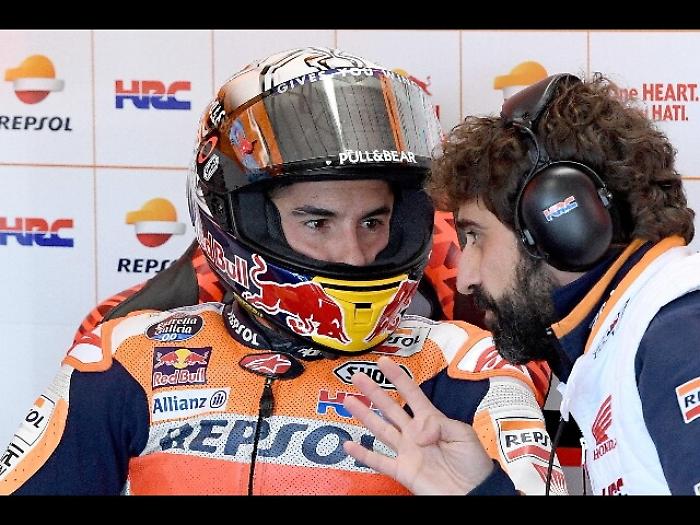 Moto: Marquez, buon lavoro sulle gomme