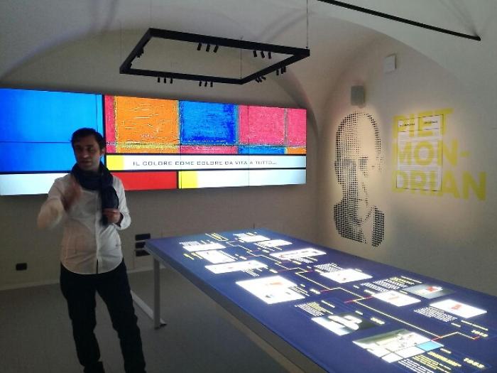Mondrian protagonista mostra interattiva