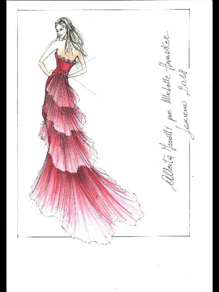 Hunziker apre festival in abiti Ferretti