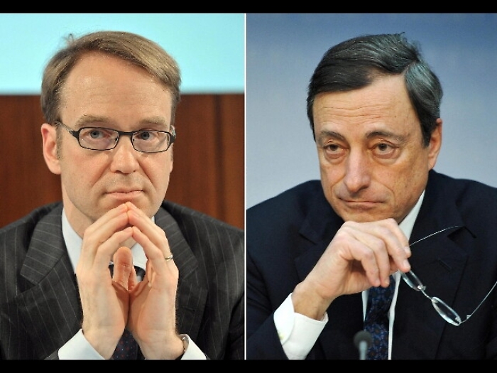 Bce:Merkel vorrebbe Weidmann dopo Draghi