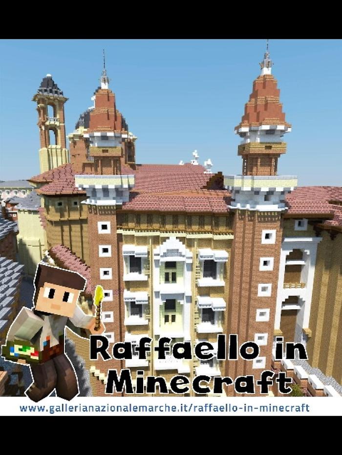 Boom iscrizioni a Raffaello in Minecraft
