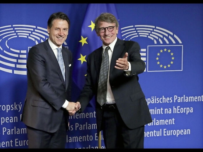Sassoli vede Conte, con Italia, Ue forte