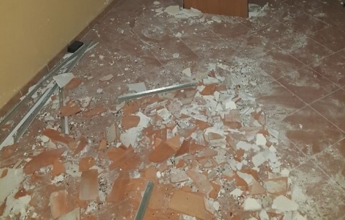 Caltanissetta, crolla tetto pensionati salvi per miracolo