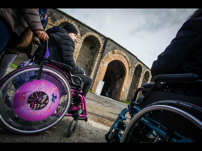 Pompei per tutti,percorsi per disabili