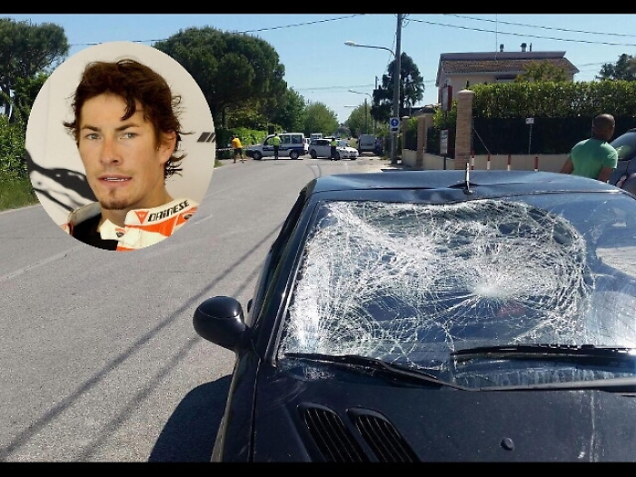 Hayden:automobilista, sbucato improvviso