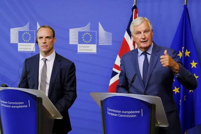 Brexit: Barnier, accordo ottobre &egrave; possibile. Raab, ottimista