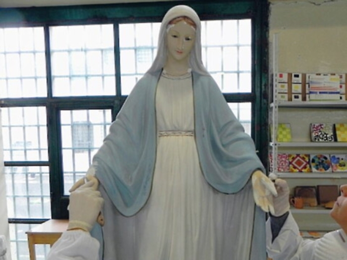 Grammichele, torna in chiesa la statua della Madonna restaurata dai detenuti