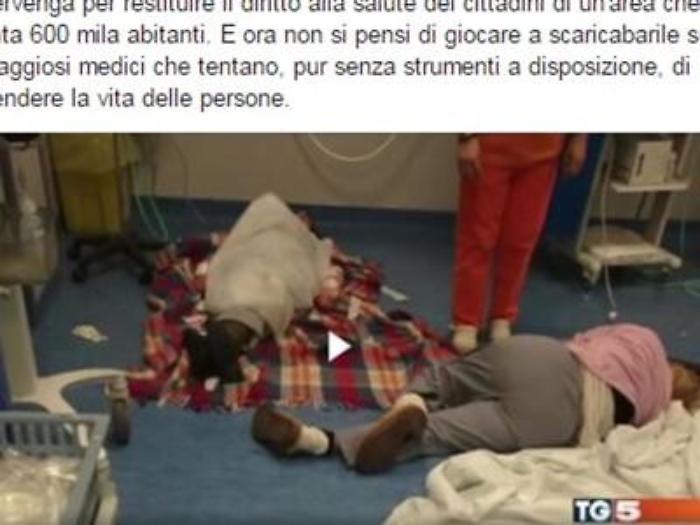 Sanit&agrave;: pazienti a terra in ospedale Nola, Lorenzin manda Nas