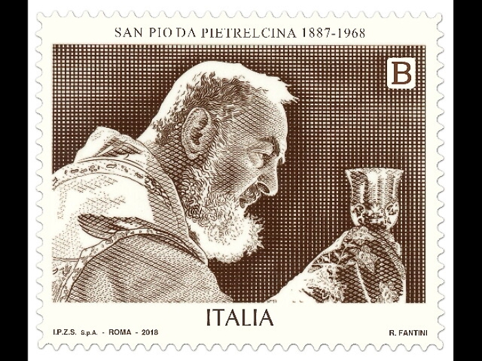 Francobollo per San Pio