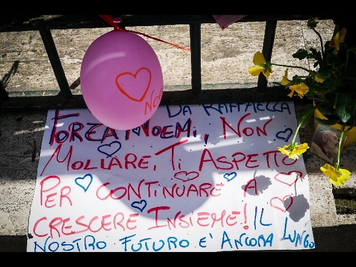 Napoli, lieve miglioramento per Noemi