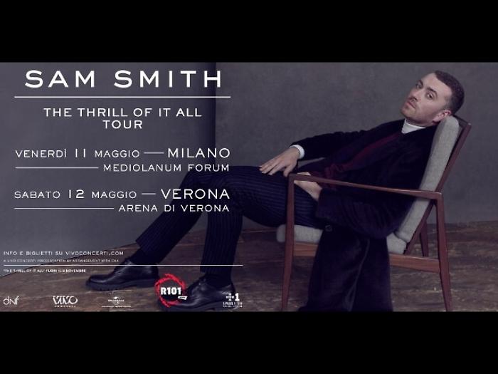 Sam Smith in Italia per due date