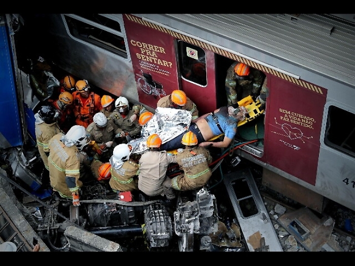 Scontro treni a Rio de Janeiro, un morto