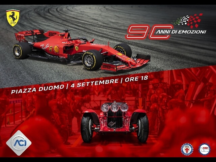 Festa Aci e Ferrari per 90 anni GpItalia