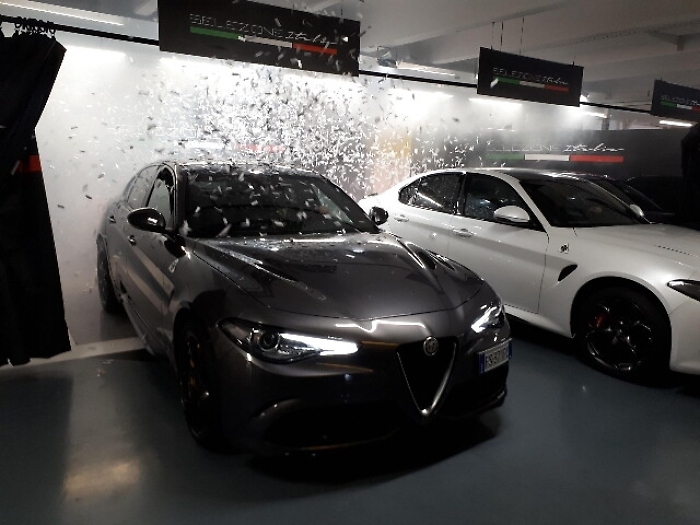 Hertz 'corre' con l'Alfa Romeo Giulia
