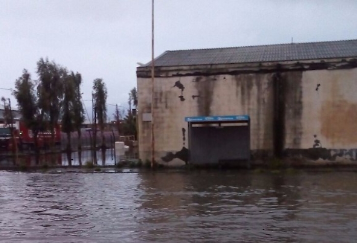 Catania, zona industriale: allagato l'incrocio nei pressi della StMicroelectronics