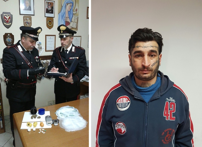 Priolo, getta gli ovuli di cocaina nel water, arrestato dai carabinieri