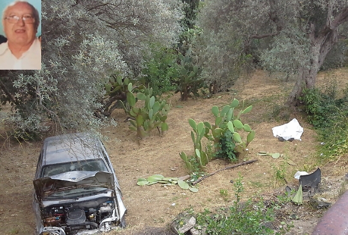Caltanissetta, noto imprenditore in pensione muore in incidente