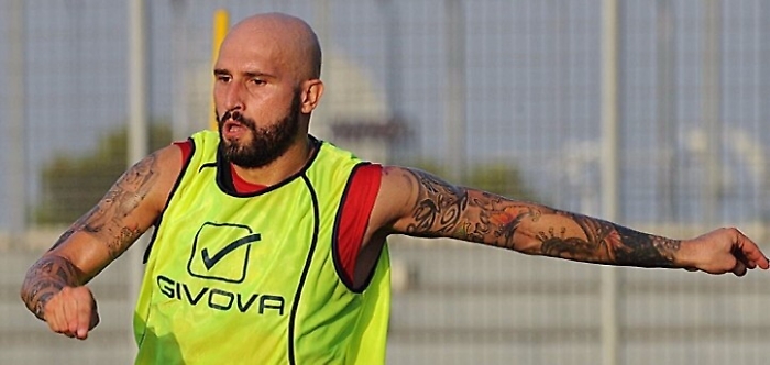 Calcio, Francesco Ripa al Catania: gi&agrave; in campo per gli allenamenti