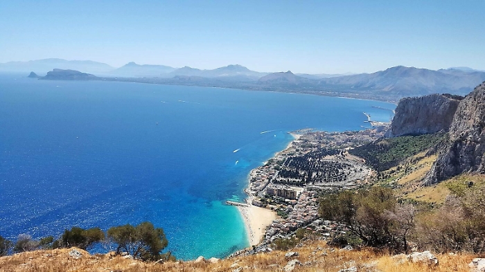 Che bella Palermo dal monte Pellegrino