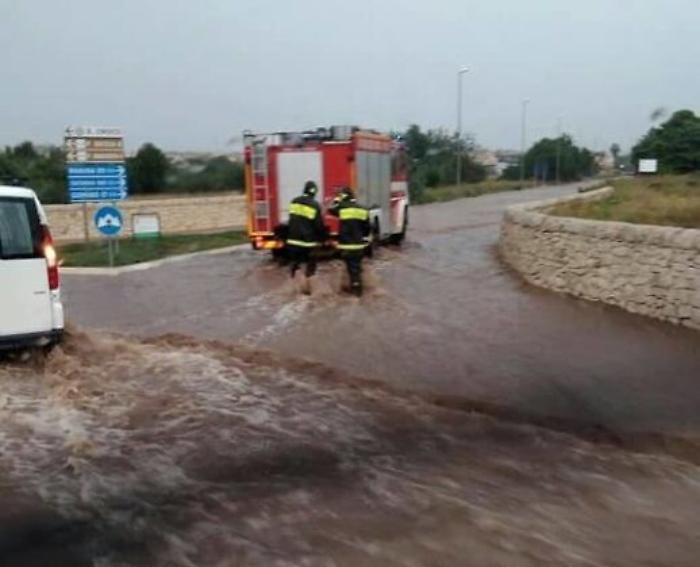 Maltempo, case e strade allagate nel ragusano