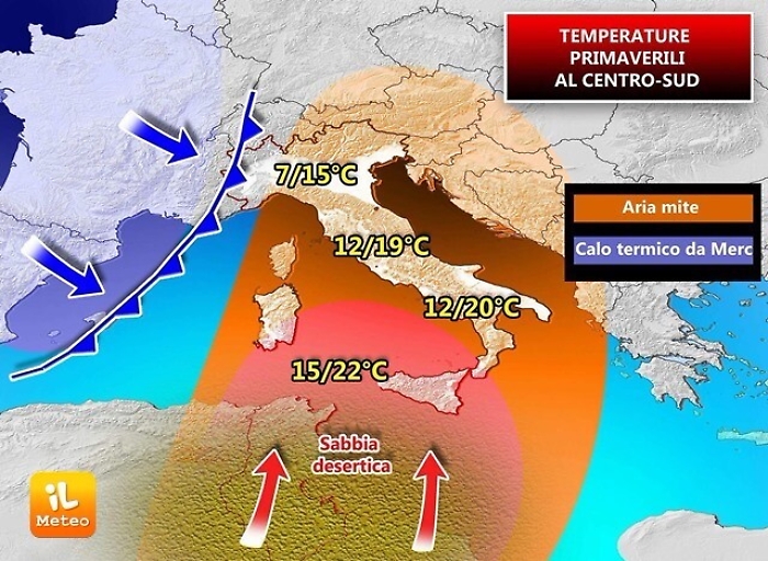 Vento di Scirocco surriscalda l'isola: a Palermo mai cos&igrave; caldo da 40 anni