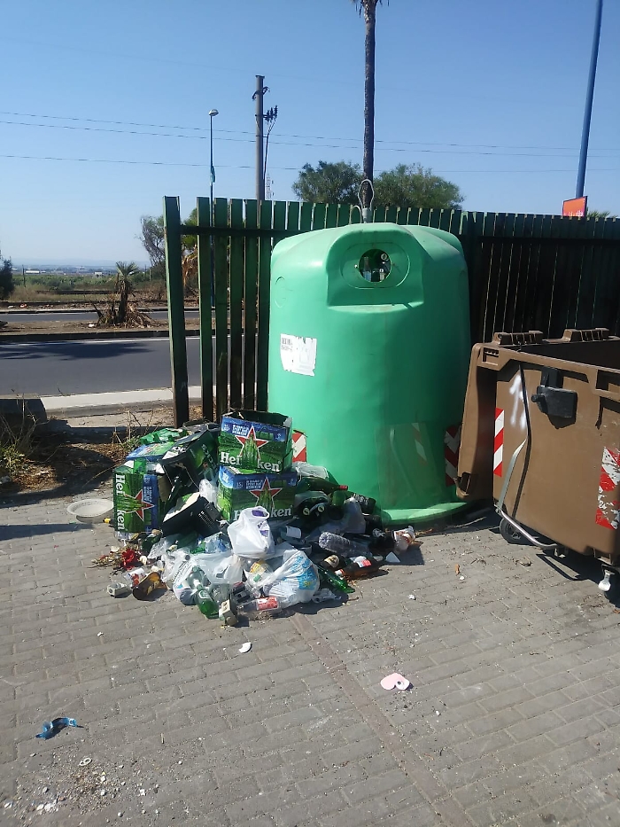 Catania, Librino: degrado al viale Castagnola