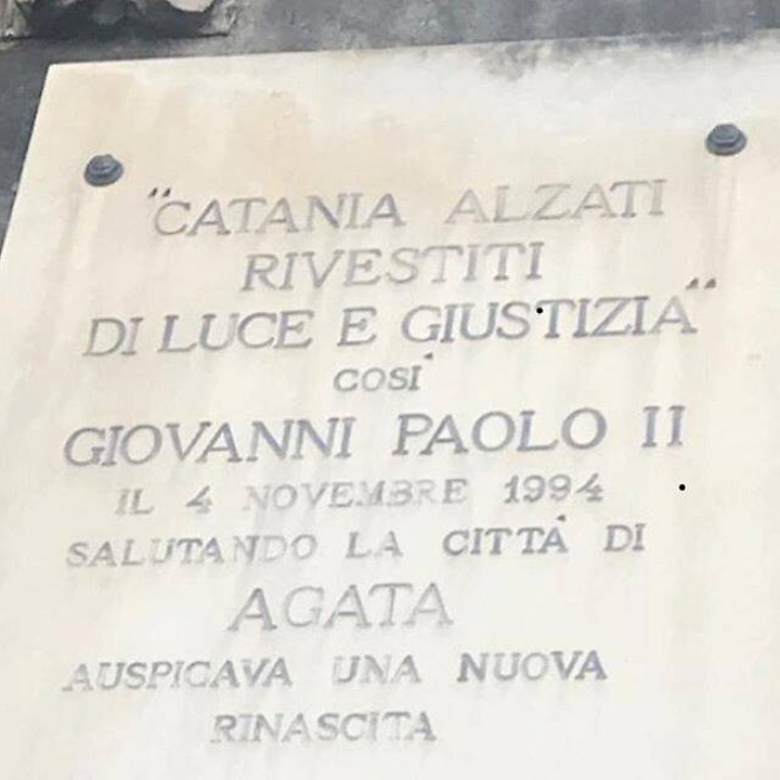 &laquo;Catania alzati e rivestiti di luce&raquo;,il sindaco "richiama" papa Wojtyla